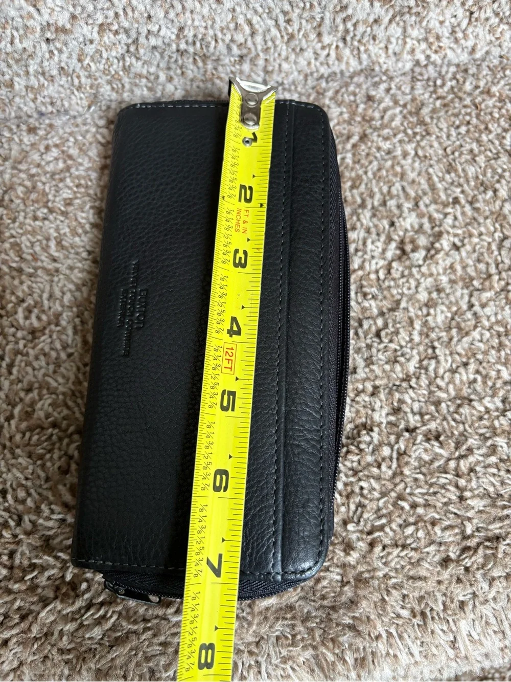Buxton Black Leather Folded Men’s Wallet with Card Slots